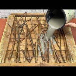 Decorate Your Home From Wood Pallet,Twigs And Cement .Making Coffee Table – Chairs And Lampes .