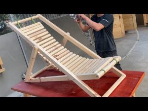 Read more about the article Most Profitable Woodworking Projects You Can Build // Build An Adjustable  Folding Swing Lounger Set