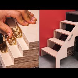 How To Build Foldable Stairs & Other Space Saving Solutions | Woodworking Project