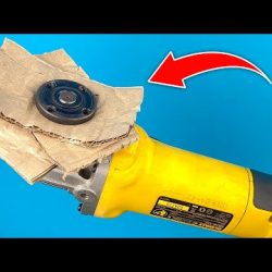 Why it is Not Patented? Insert Cardboard Into Angle Grinder and Amazed