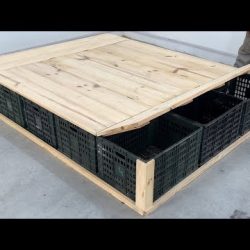 Amazing Homemade Ideas Worth Watching For Woodworking Projects Cheap From Plastic Crates And Pallets