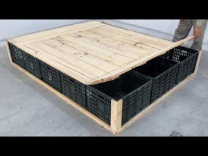 Read more about the article Amazing Homemade Ideas Worth Watching For Woodworking Projects Cheap From Plastic Crates And Pallets