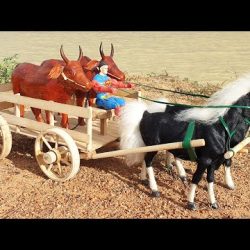 How To Make Horse Cart From Wood – Creative Woodworking Projects With Wooden Cow