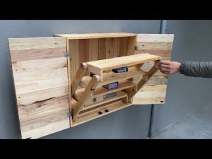 Read more about the article Creative And Unique Woodworking Projects // Build A CabinetThat Combines A Very Smart Folding Table